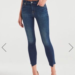 7FAM Ankle Skinny with Splice Hem in Hilton Island